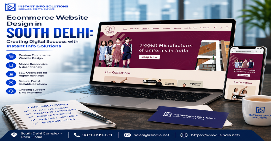 Ecommerce Website Design In South Delhi | IIS INDIA - Web Designer in South Delhi